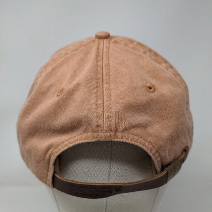Nice To Meat You Slideback Hat Brownish-Orange One Size Leather Strap