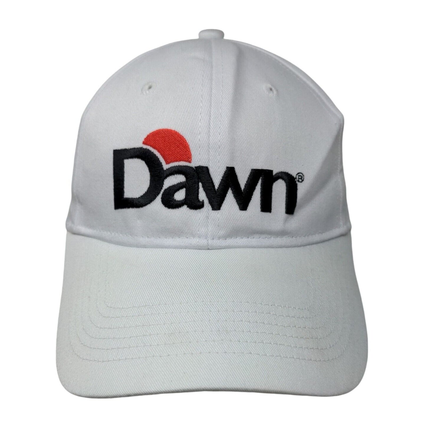 Dawn Snapback Hat White One Size Embroidered Adjustable Cap America