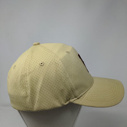 Letter R Fitted Hat Yellowish-Tan AL/XL 6 Panel Augusta Sportswear