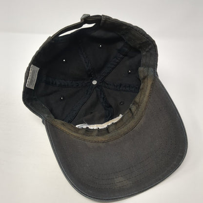 God Encounters Slideback Baseball Cap Black One Size Adjustable Embroidered