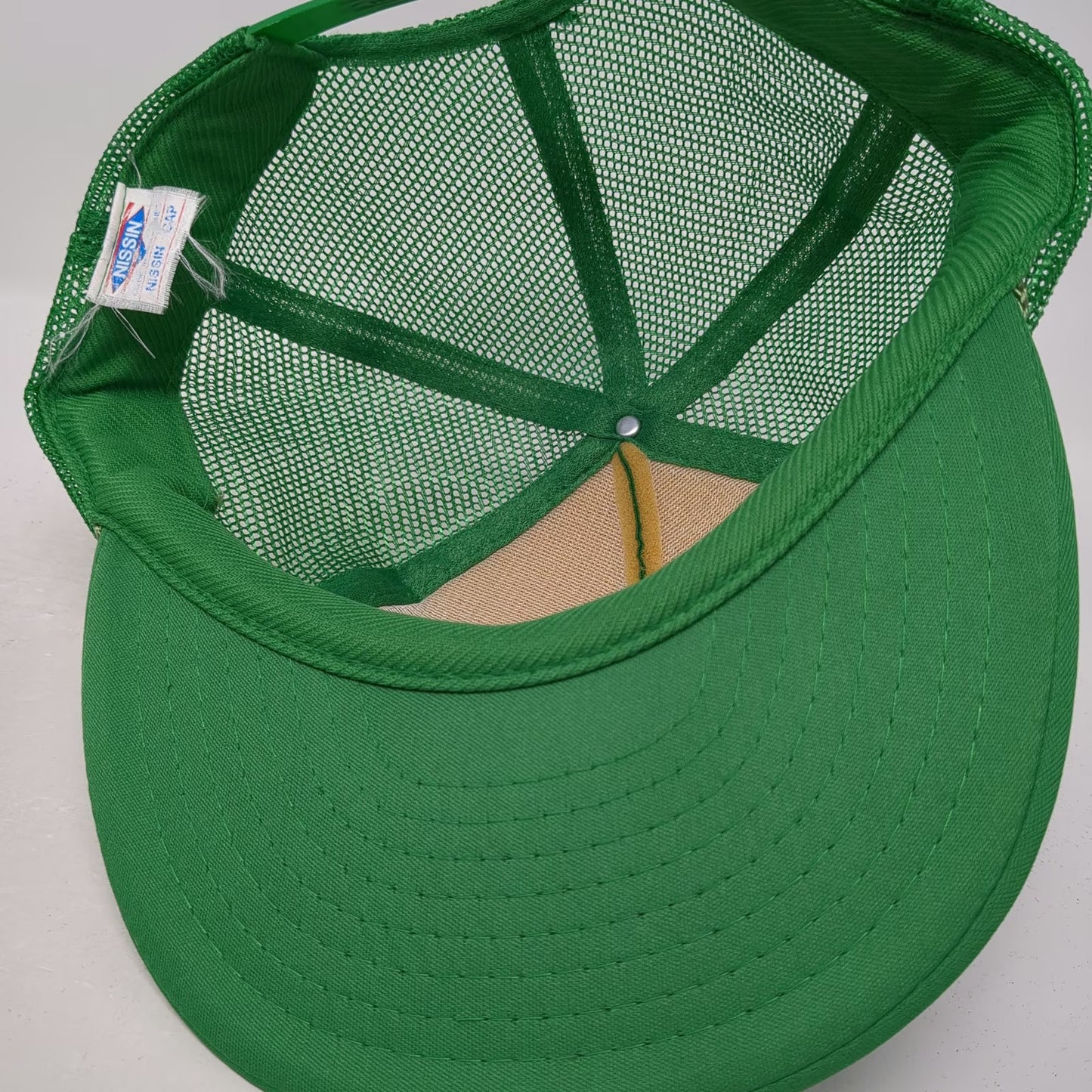 Nissin Green Trucker Hat One Size Snake River Council High Adventure Snapback