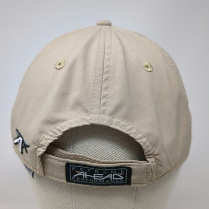 Ahead Beige Baseball Cap One Size Crane Creek Country Club Performance Hat