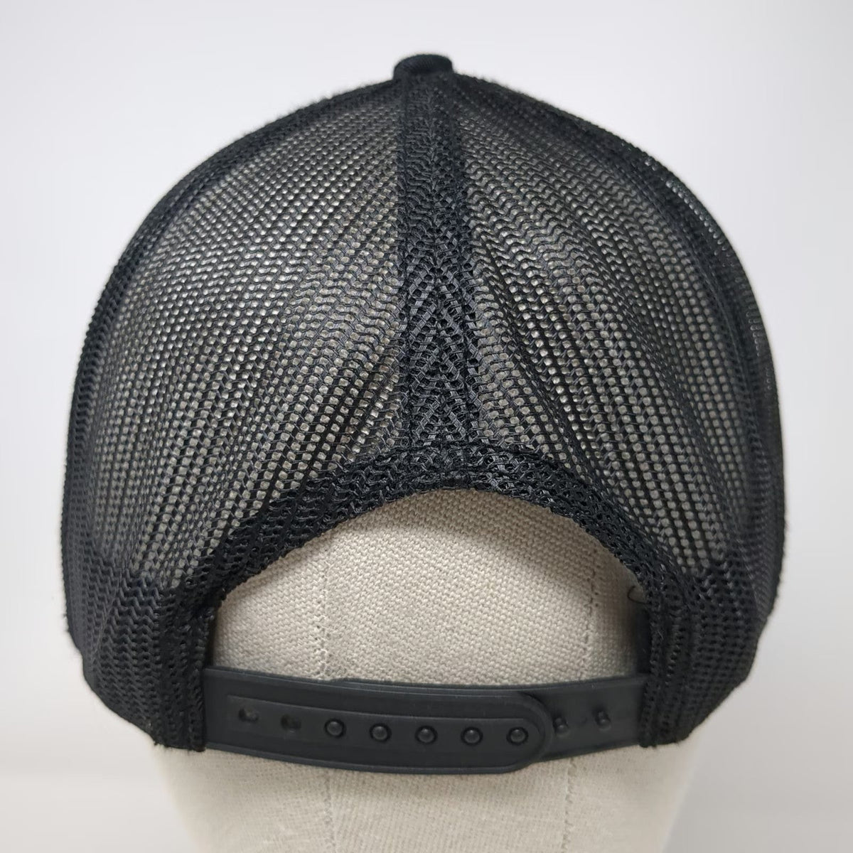 Whiskey Bent Trucker Hat Black One Size Mesh Rope Patch Snapback Old School