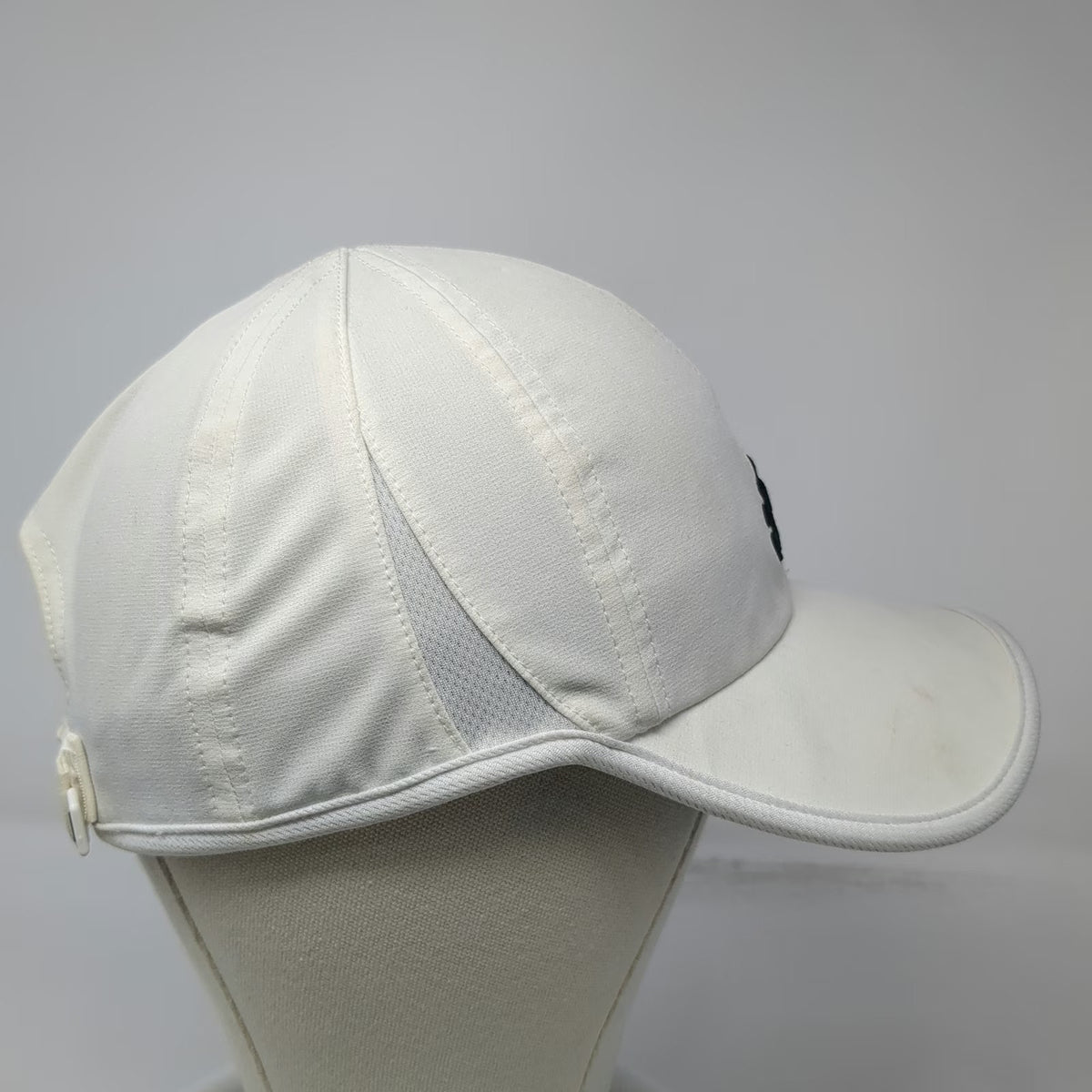 Adidas Baseball Cap White One Size Adizero Performance Logo Strapback Hat