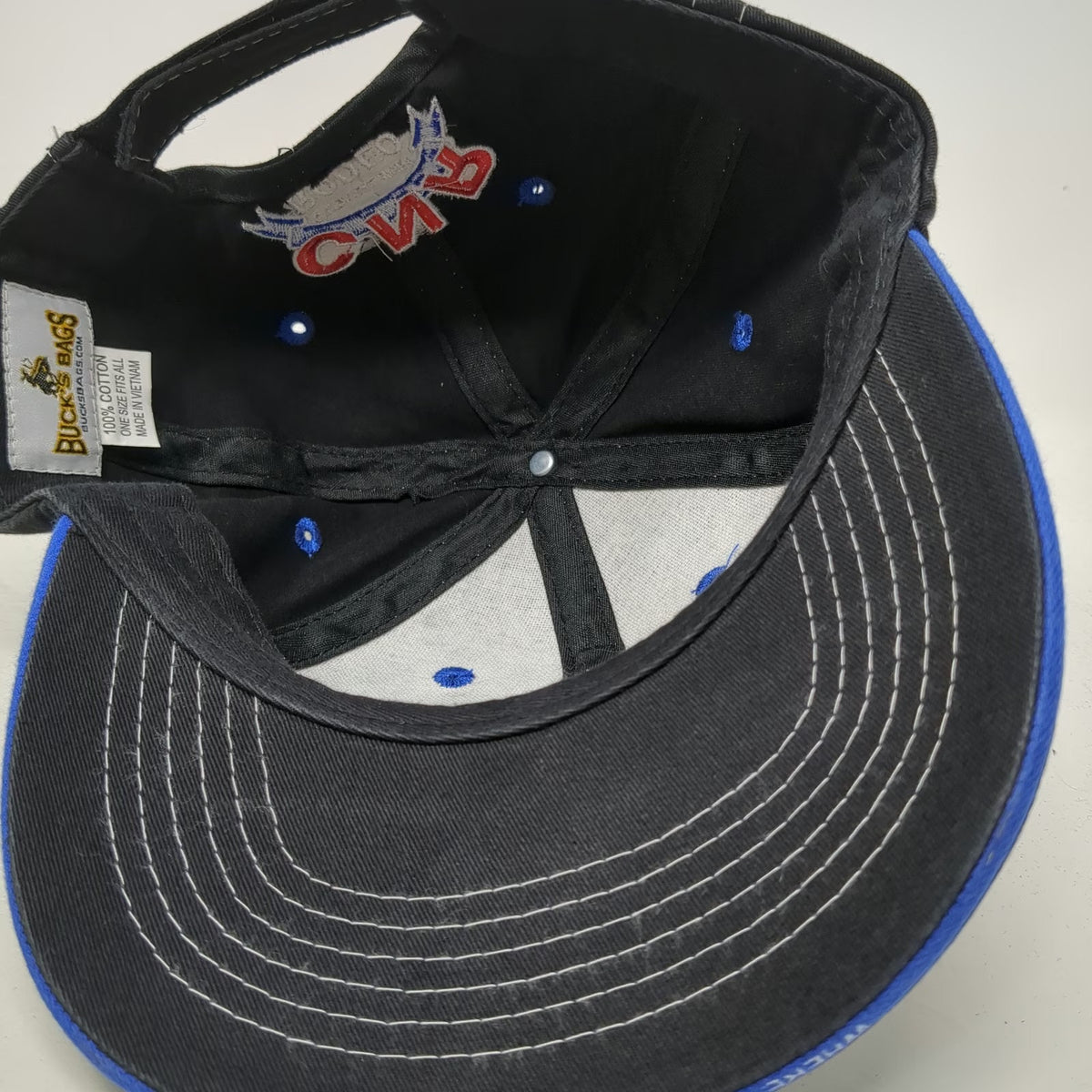 Buck's Bags CNR Caldwell Night Rodeo Baseball Cap Black One Size Strapback Hat