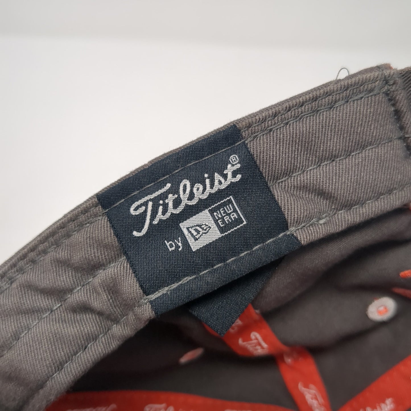 Titleist Slideback Baseball Cap Gray One Size Adjustable Embroidered 6 Panel