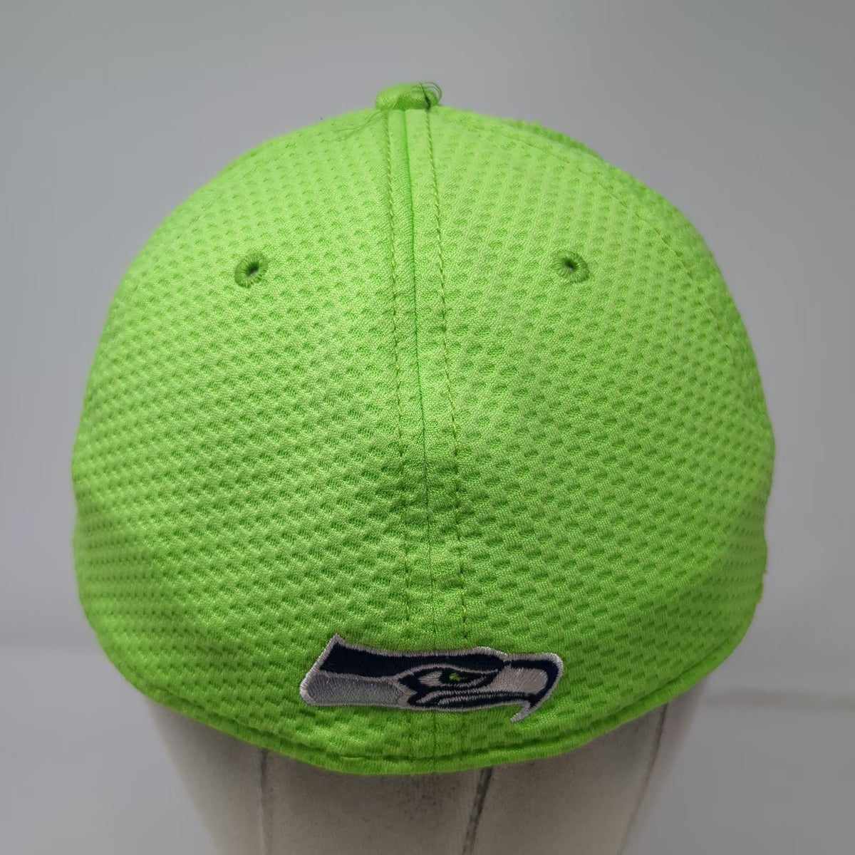 New Era 39THIRTY Seattle Seahawks NFL Hat Green L Stretch Fit Curved Bill Logo