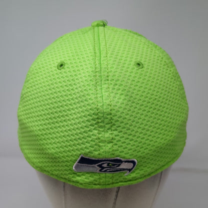 New Era 39THIRTY Seattle Seahawks NFL Hat Green L Stretch Fit Curved Bill Logo