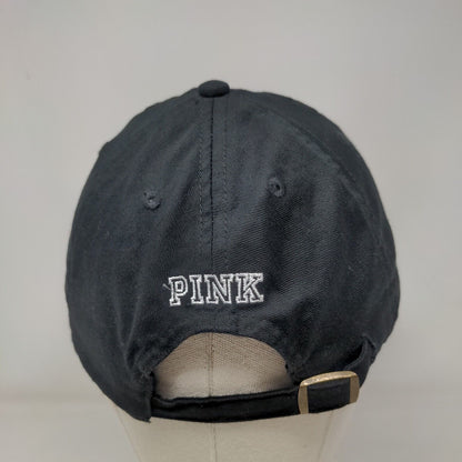 New York Slideback Hat Black One Size Embroidered Victoria's Secret PINK
