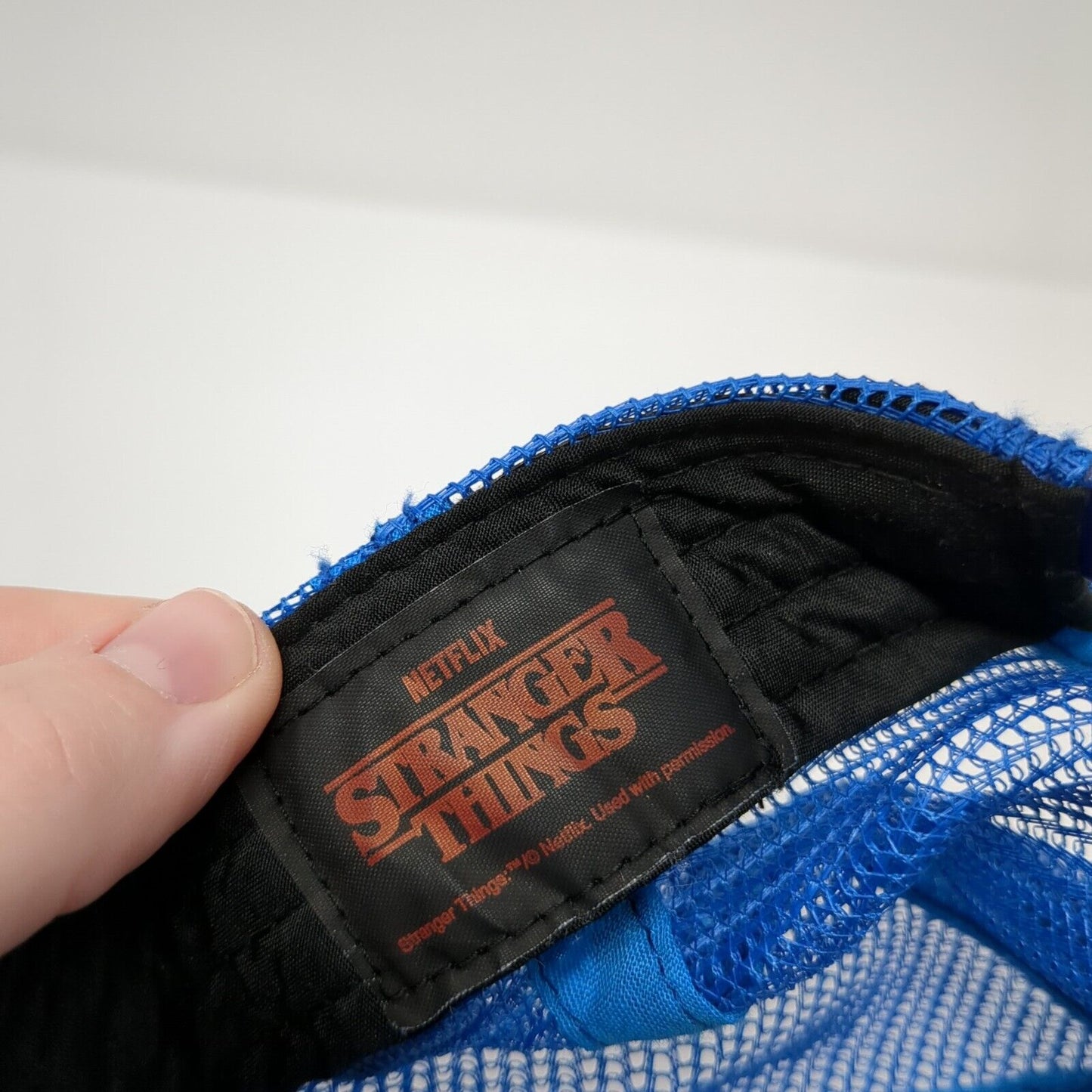 Stranger Things Snapback Trucker Hat Multicolor OS Adjustable Mesh Back Netflix