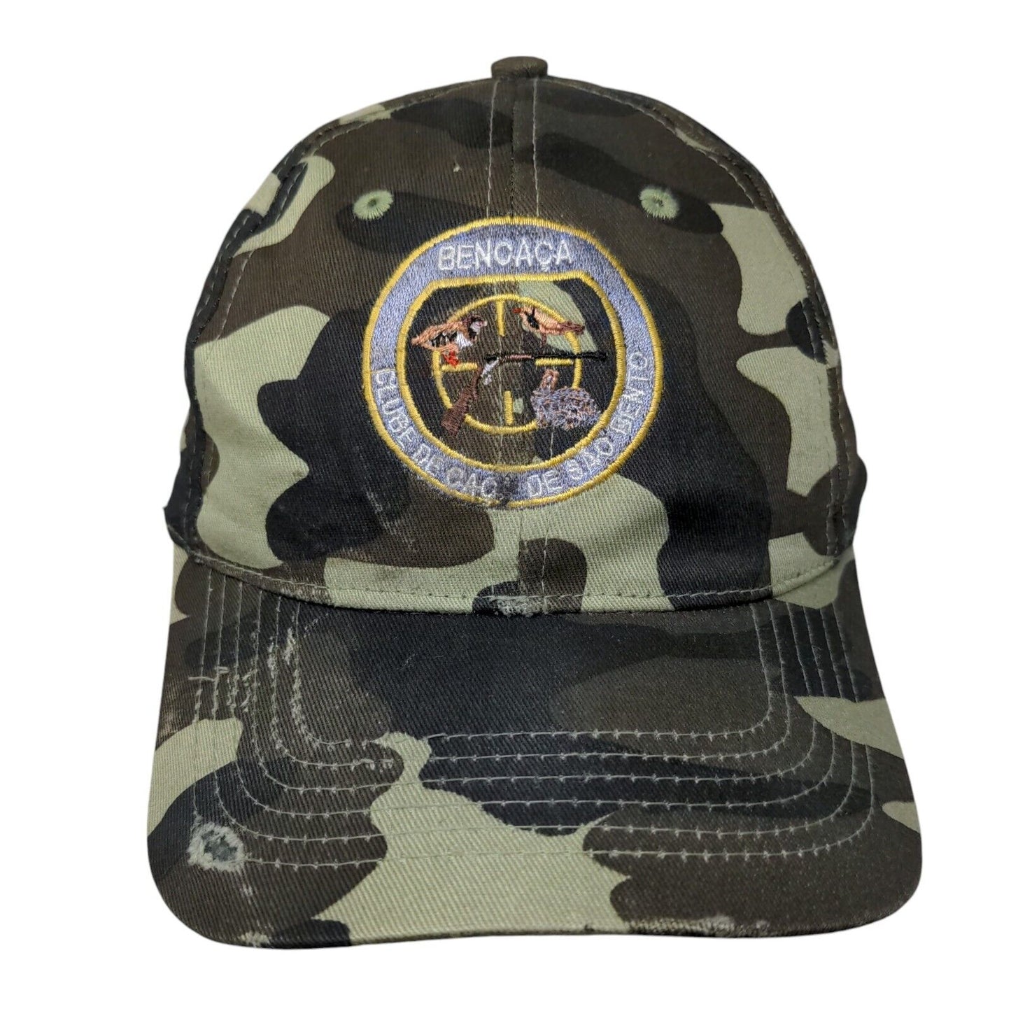 Bencaca Clube De Caca De Sao Bento Strapback Hat Camouflage OSFA 6 Panel Target