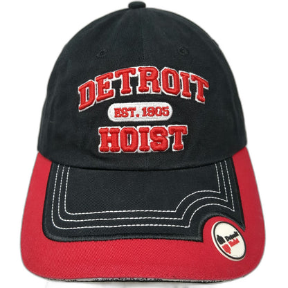 Detroit Hoist Baseball Cap Black One Size Slideback Detroit Michigan Cranes Hat