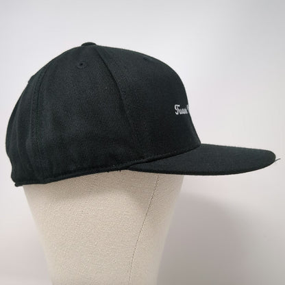 210 Fitted Baseball Cap Black 7 5/8 Treasure Valleys Finest Embroidered Hat