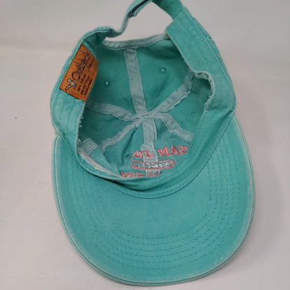San Juan Puerto Rico Est. 1493 Strapback Hat Greenish-Blue Outback America
