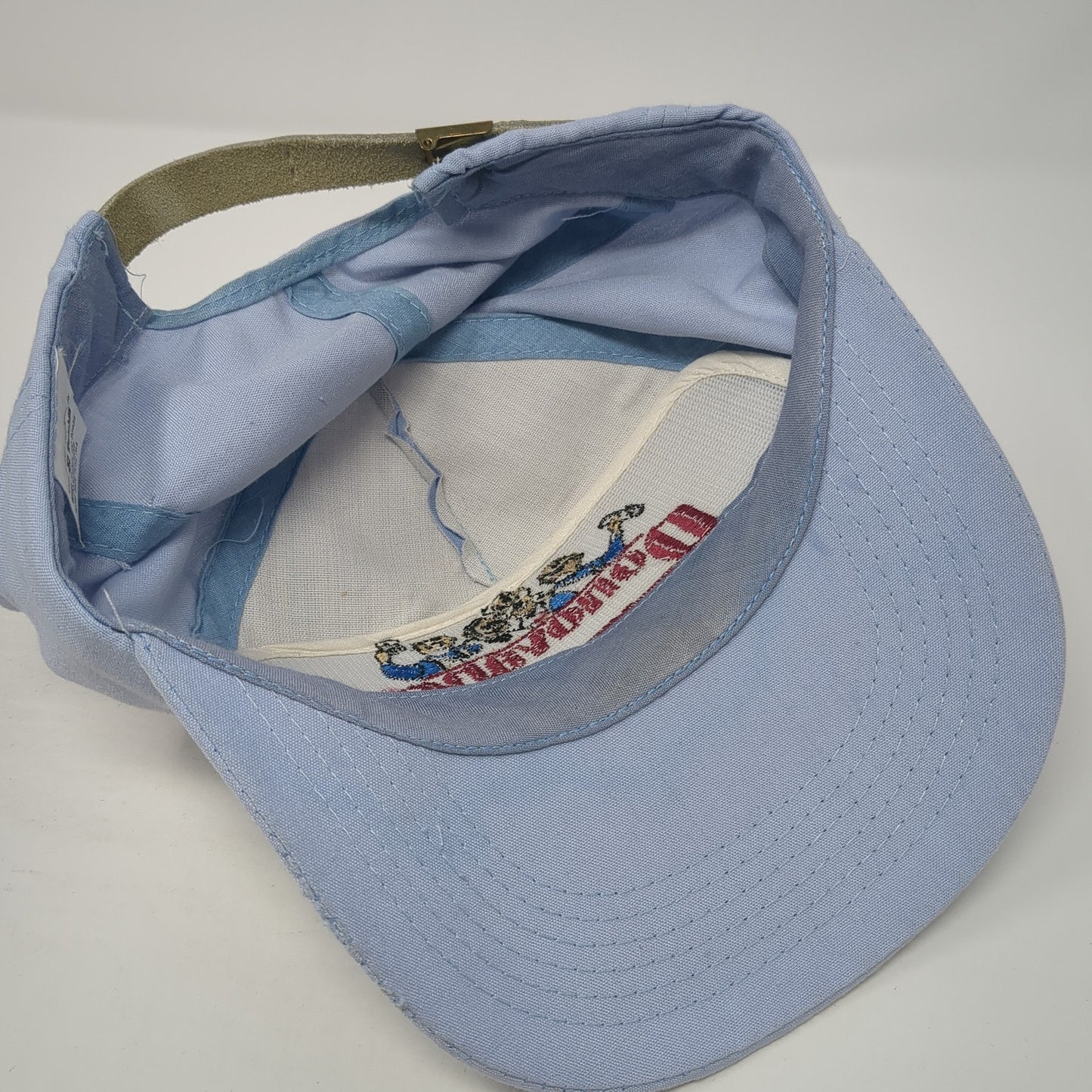 Donovans Slideback Baseball Cap Blue OS Adjustable Embroidered Pins & Patches