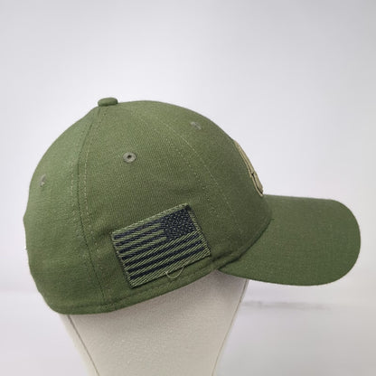 New Era Philadelphia Eagles NFL Hat Green L Salute to Service Flag Patch Stretch