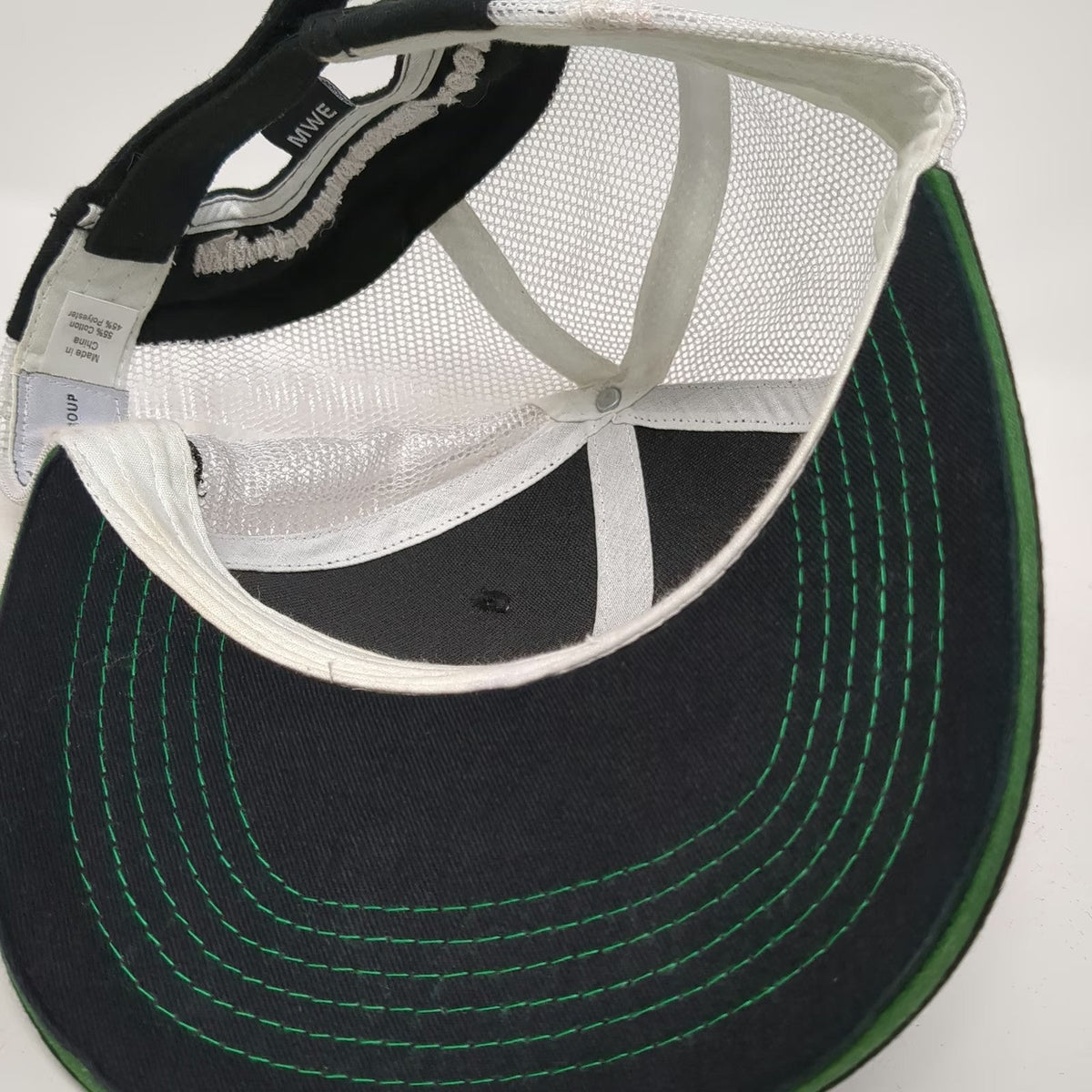 The Identity Group Baseball Cap Black One Size Mountain West Electric Mesh Hat