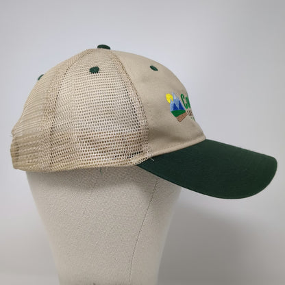 Otto Trucker Hat Beige Green One Size Colorado San Luis Valley Potatoes Snapback