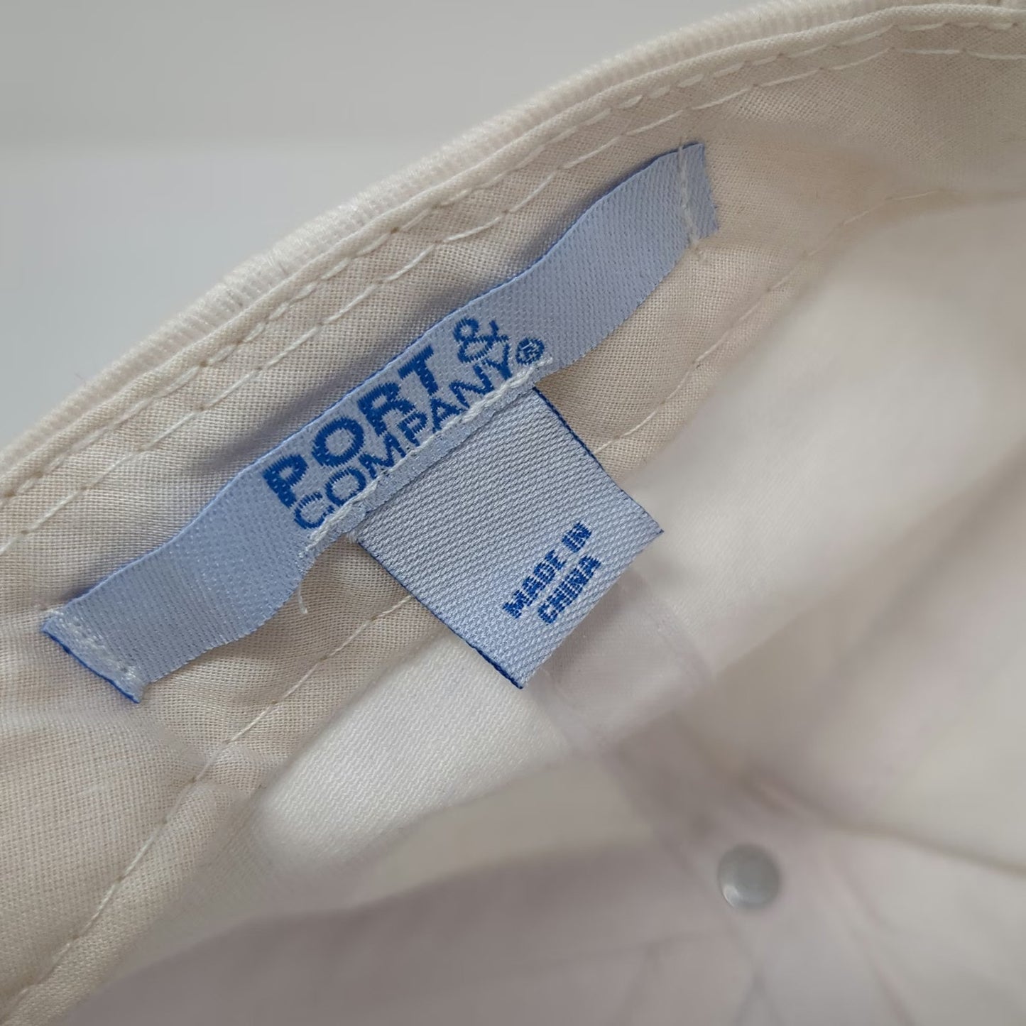 Port & Company Baseball Cap White One Size Judge Since 1970 Strapback Hat