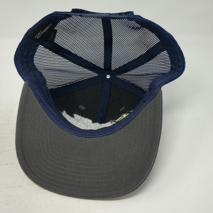 Port Authority Trucker Hat Gray Blue One Size Dunlap Hatchery Pick Up Chicks Hat