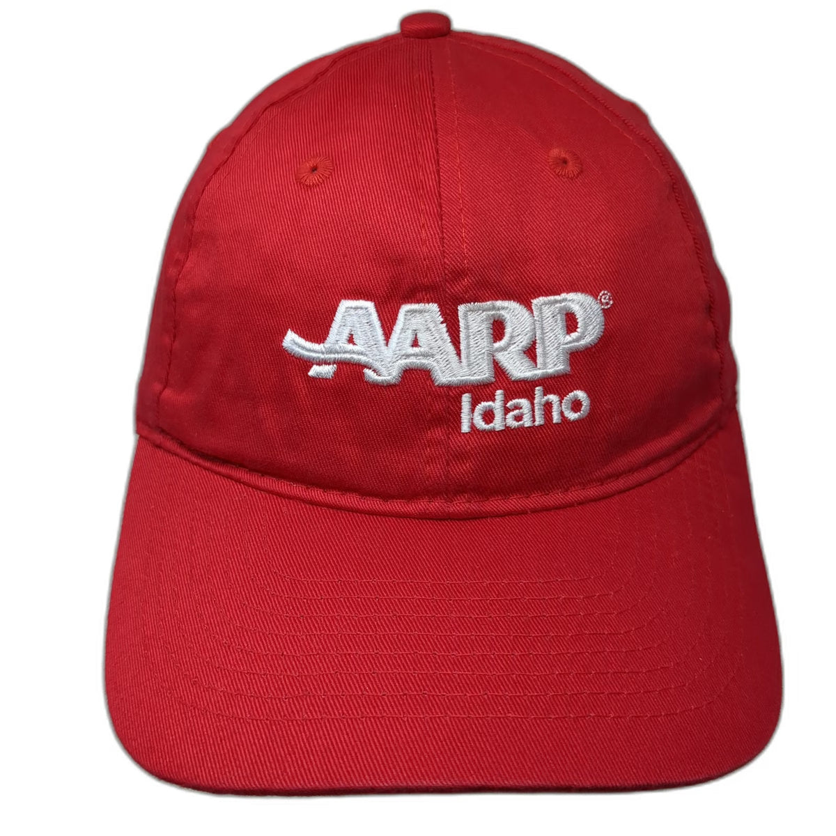 Port & Company Baseball Cap Red One Size AARP Idaho Strapback Adjustable Hat