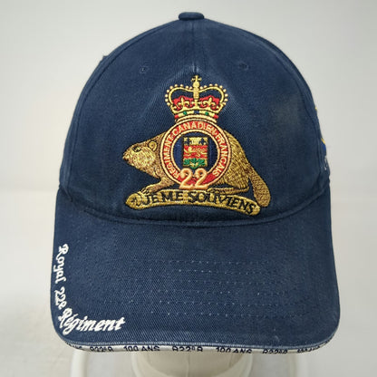 Royal 22e Régiment Baseball Cap Blue One Size Centennial 1914-2014 Beaver Hat
