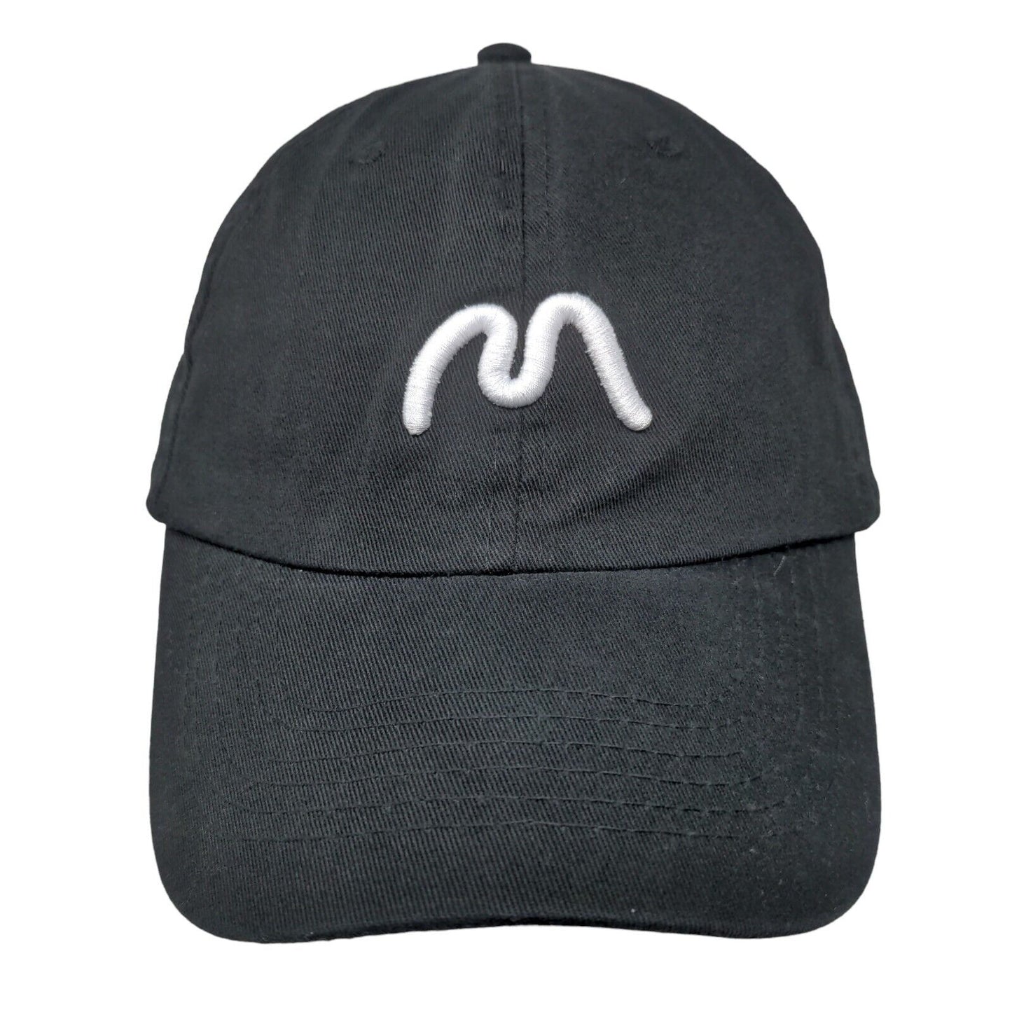 Apollo USA Slideback Hat Black One Size Adjustable Embroidered 6 Panel