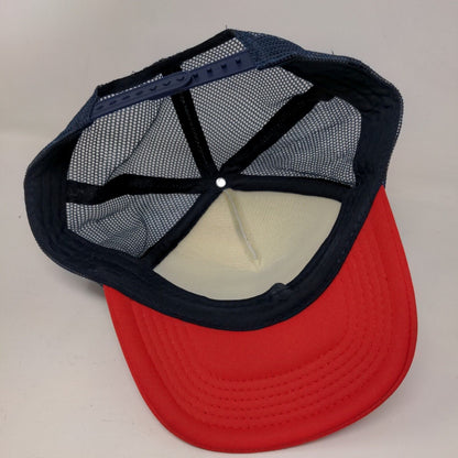 American Flag Snapback Mesh Back Trucker Hat Multi OSFM Adjustable