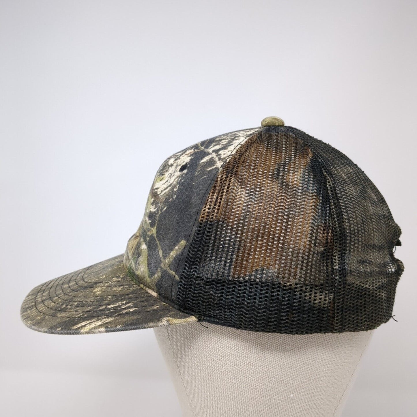 Farm Credit Snapback Trucker Hat Multi One Size Mesh Back Mossy Oak
