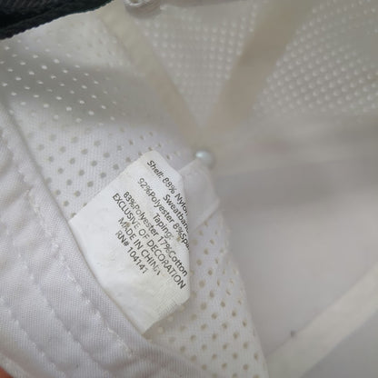 TaylorMade Baseball Cap White One Size M Logo Perforated Performance Golf Hat