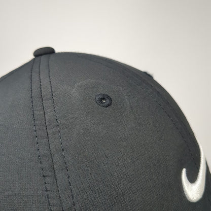 Nike Baseball Cap Black OSFM Legacy 91 Dri-FIT Strapback Hat Swoosh Sport Logo