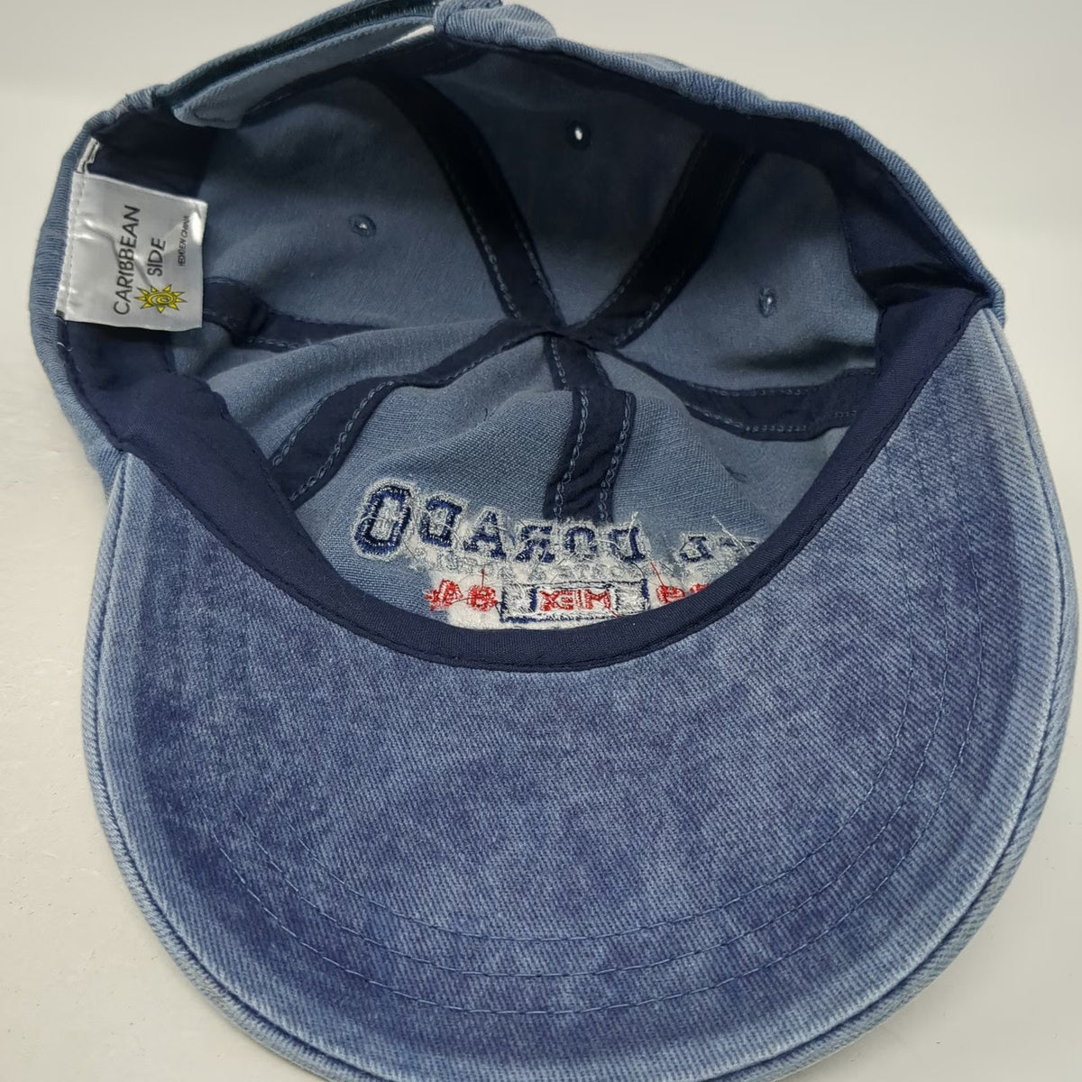 Caribbean Side El Dorado Spa Resorts Mexico Blue One Size Baseball Cap Hat
