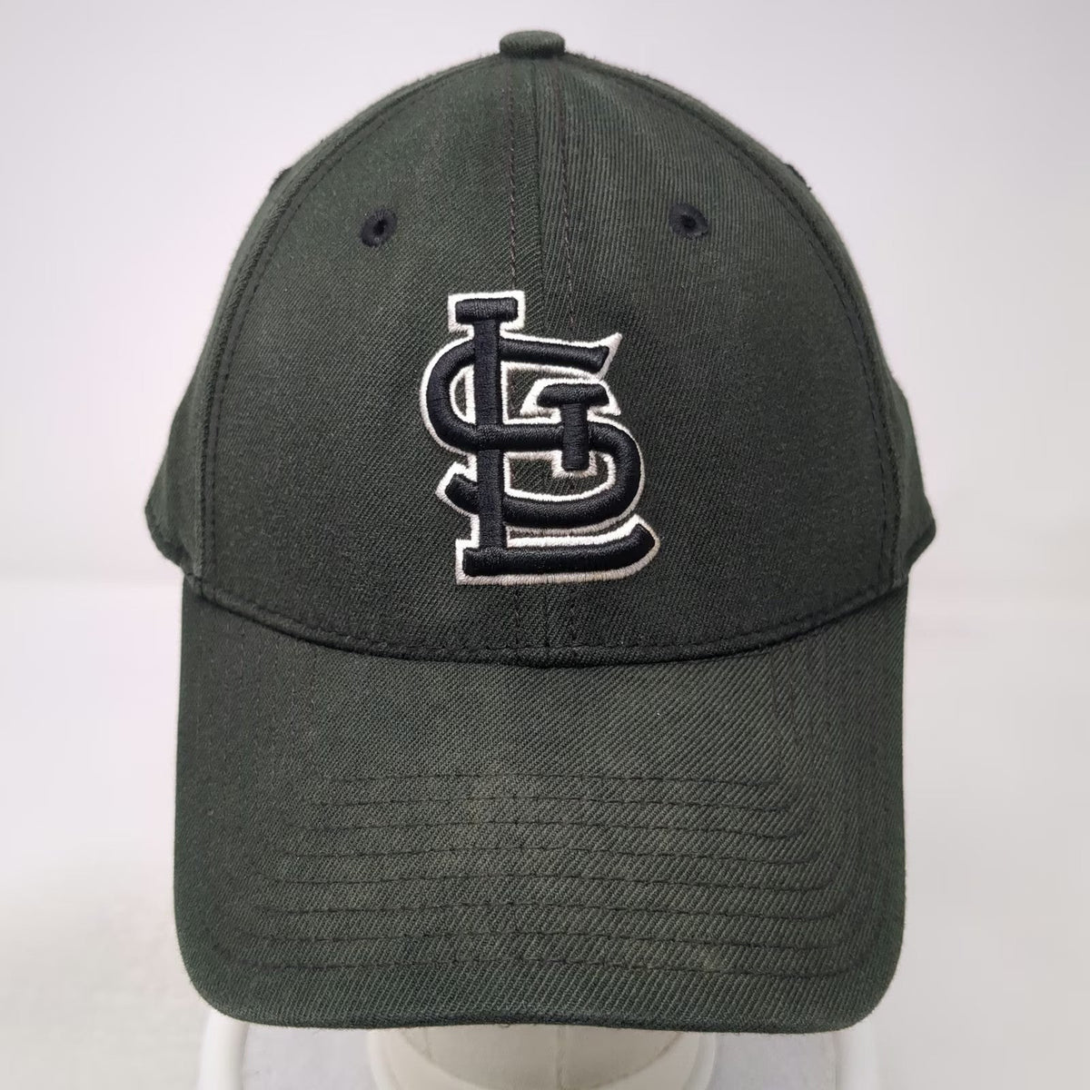 New Era Baseball Cap Green M MLB St Louis Cardinals STL 39THIRTY Stretch Fit Hat