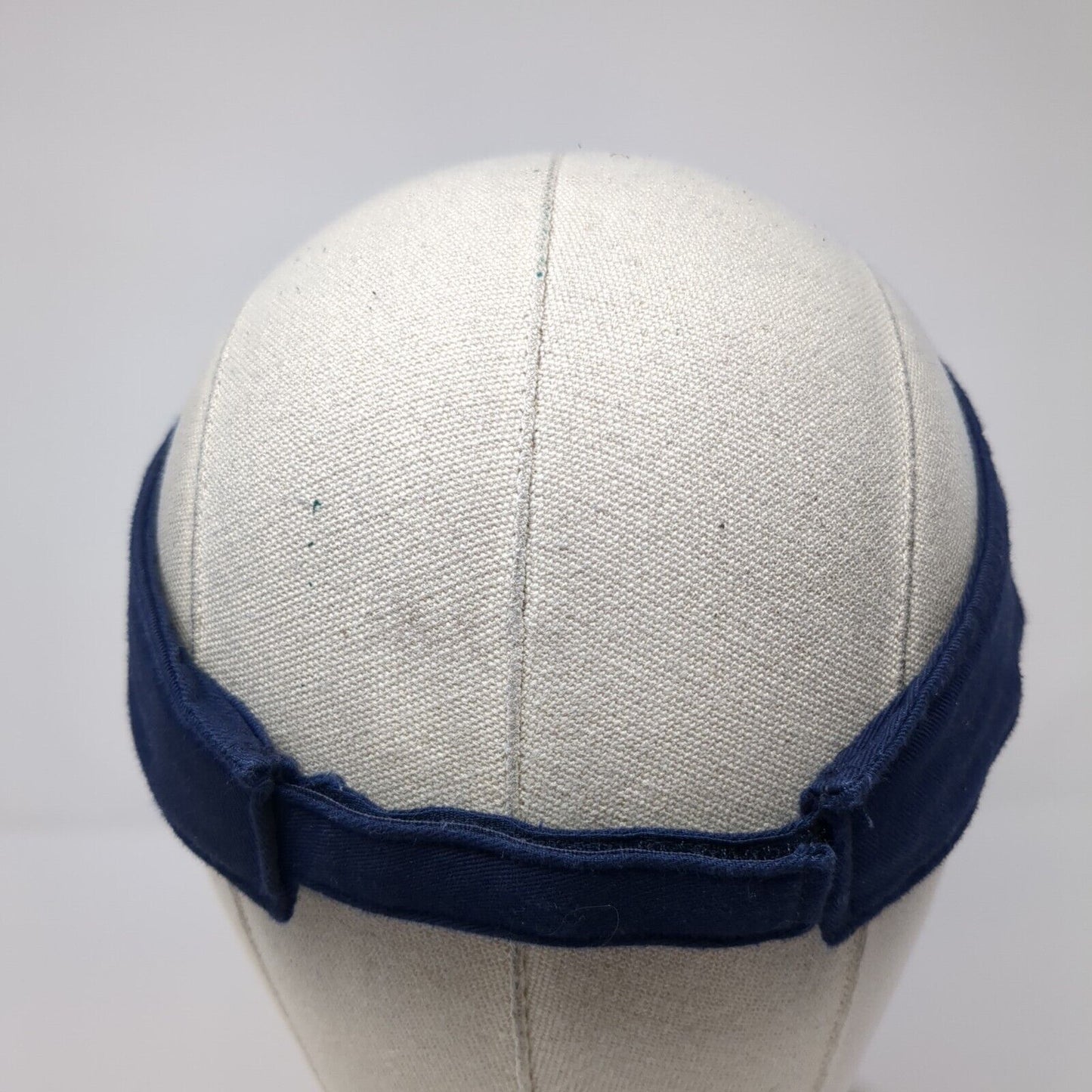 UMB Count On More Strapback Sun Visor Hat Blue One Size Adjustable Sportsman