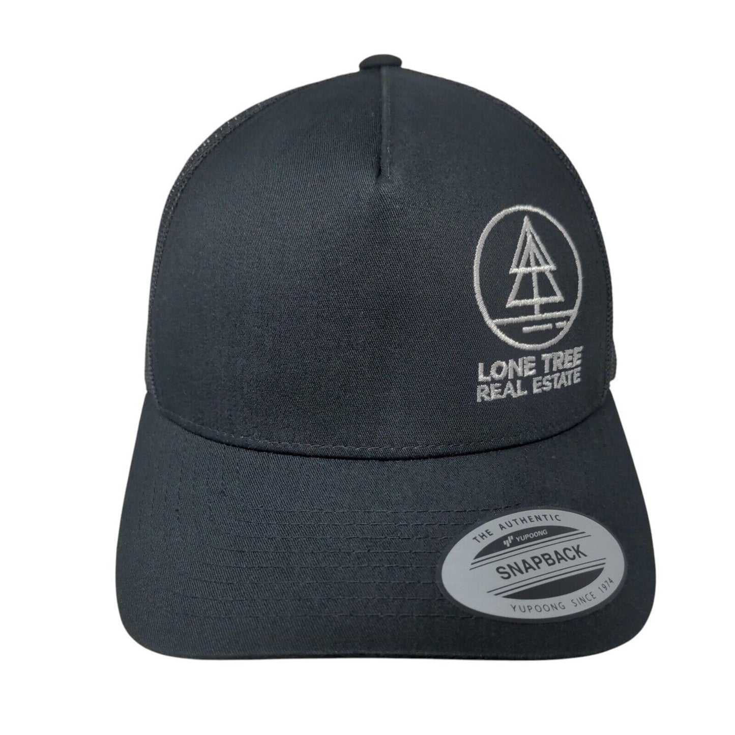 Lone Tree Real Estate Snapback Trucker Hat Black One Size The Classics Yupoong