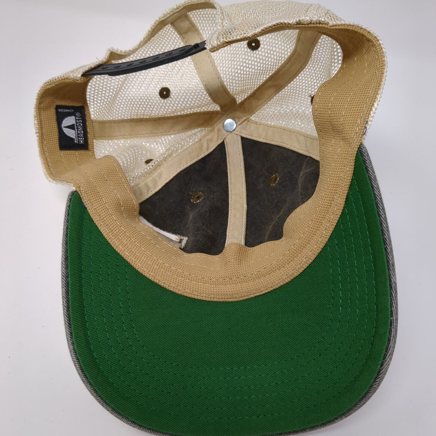 IWAEC Snapback Trucker Hat Gray OS Adjustable Embroidered Mesh Back Headmost