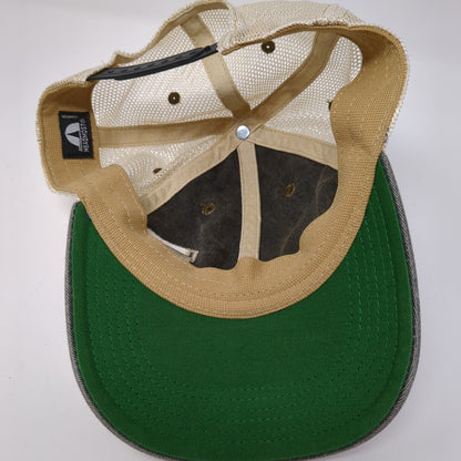 IWAEC Snapback Trucker Hat Gray OS Adjustable Embroidered Mesh Back Headmost