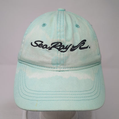 Sea Ray Slideback Hat Blue One Size Adjustable Embroidered Outdoor Cap