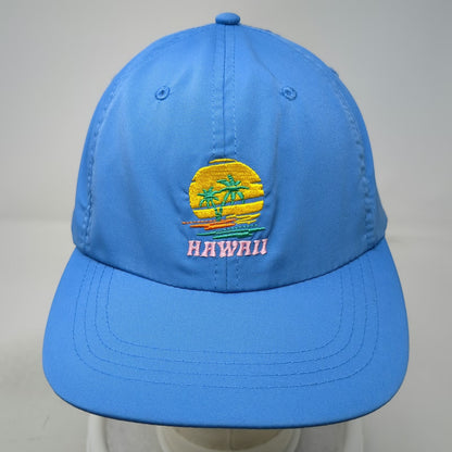 CultureFly Hawaii Embroidered Graphic Blue One Size Baseball Cap Slideback Hat