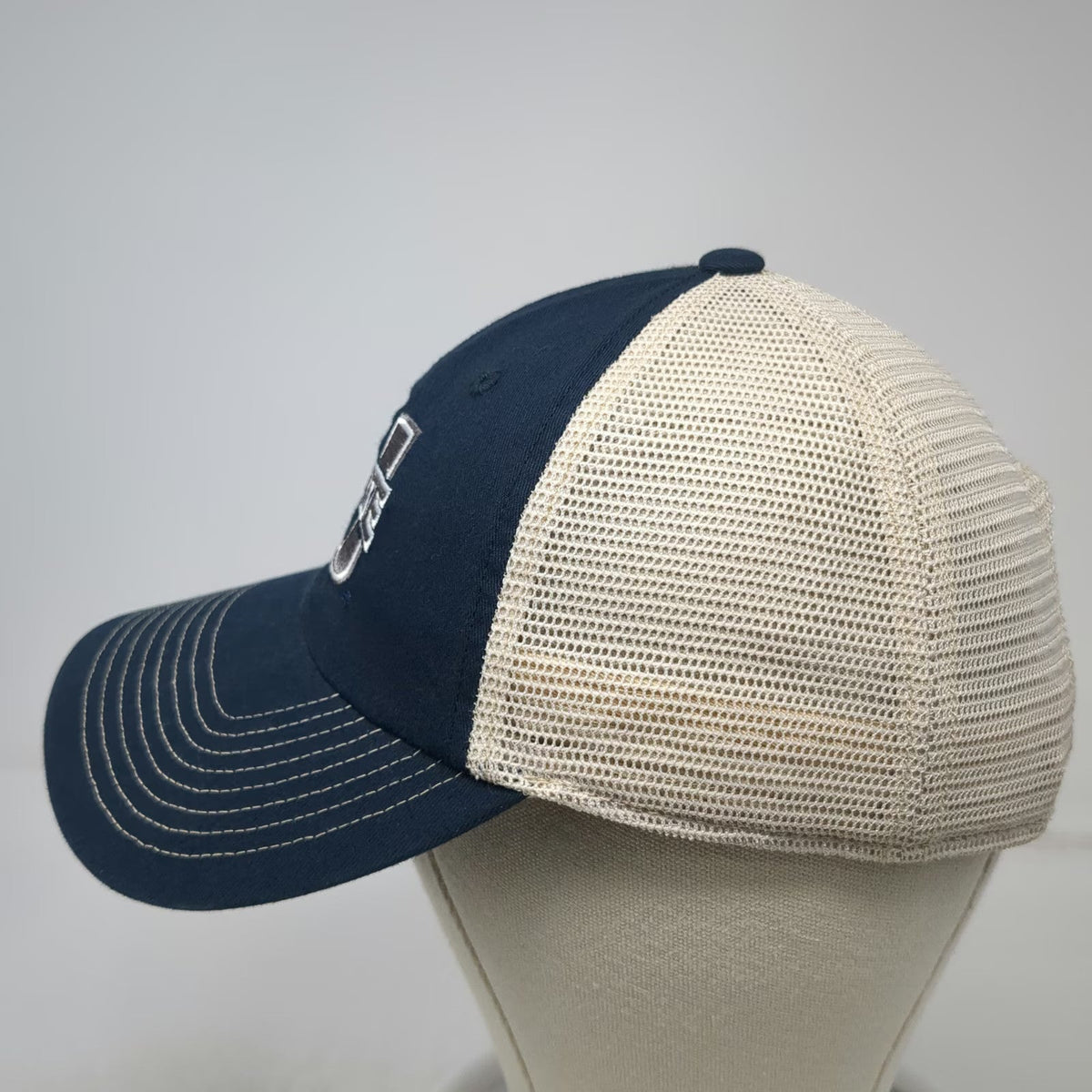 Utah State Aggies NCAA Captivating Blue One Size Trucker Hat Mesh Snapback OS