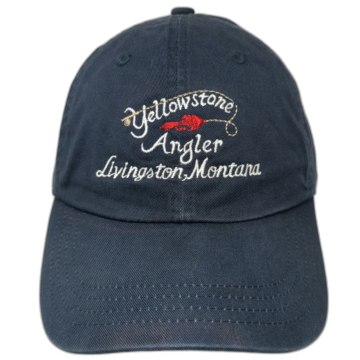 Imperial Baseball Cap Blue 7 5/8 Yellowstone Angler Fly Fishing Slideback Hat