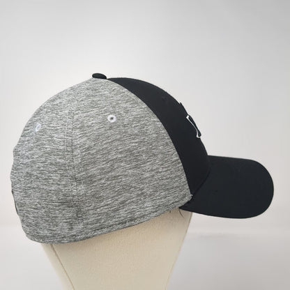 Fanatics San Jose Sharks NHL Hat Baseball Cap Black Gray L Stretch Fit Logo
