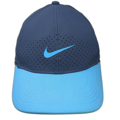 Nike Snapback Blue Hat One Size Dri-Fit Legacy 91 Perforated Two Tone Sport