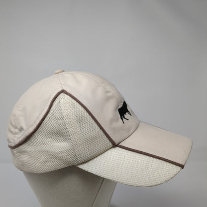 Gabriel Feliu Pedro SL Strapback Hat Tan 57cm Adjustable Embroidered Breathable