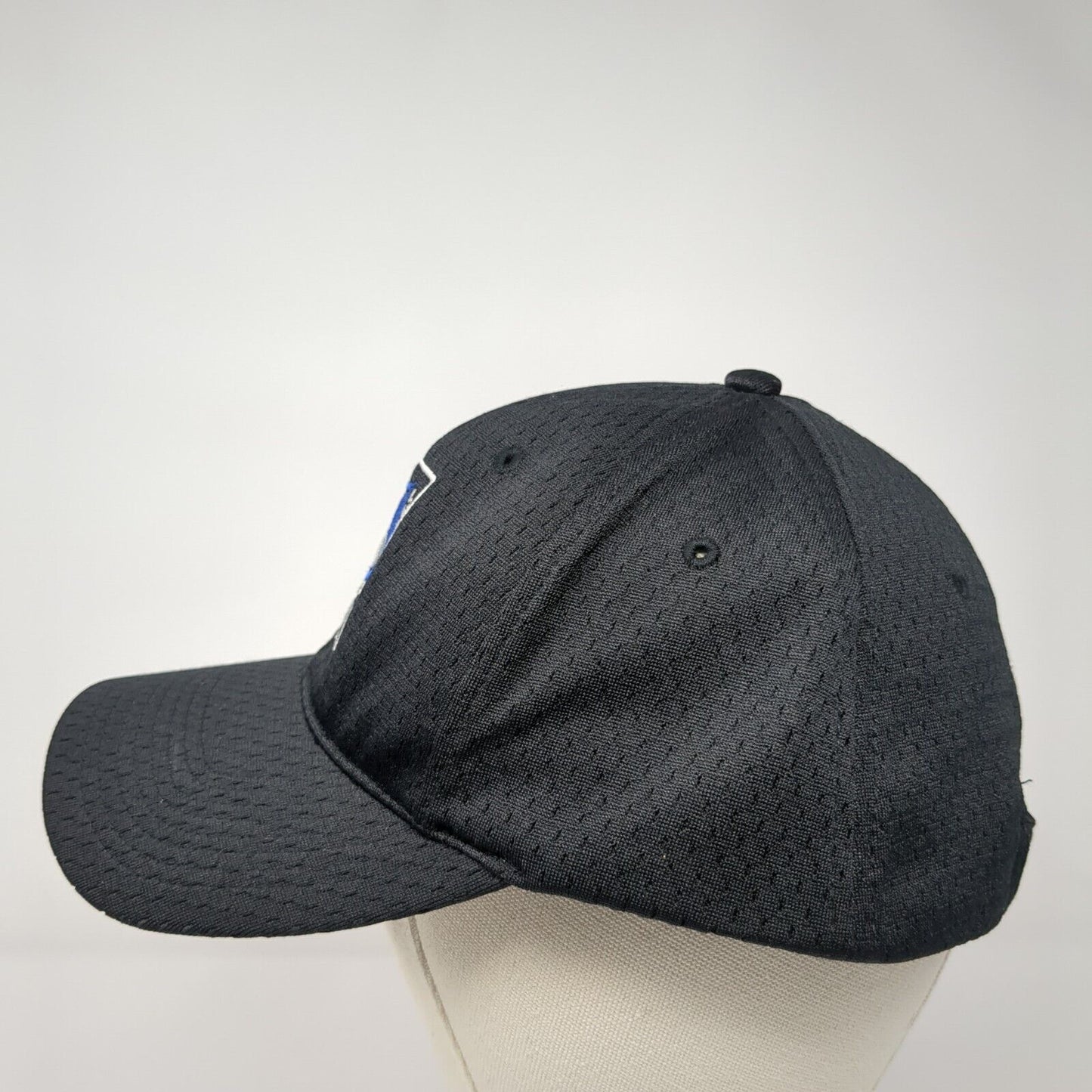 Idaho Strapback Hat Black One Size Adjustable Embroidered Port Authority