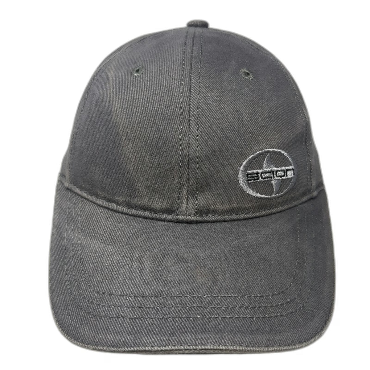 Scion Baseball Cap Gray One Size What Moves You Logo Slogan Strapback Hat Cotton