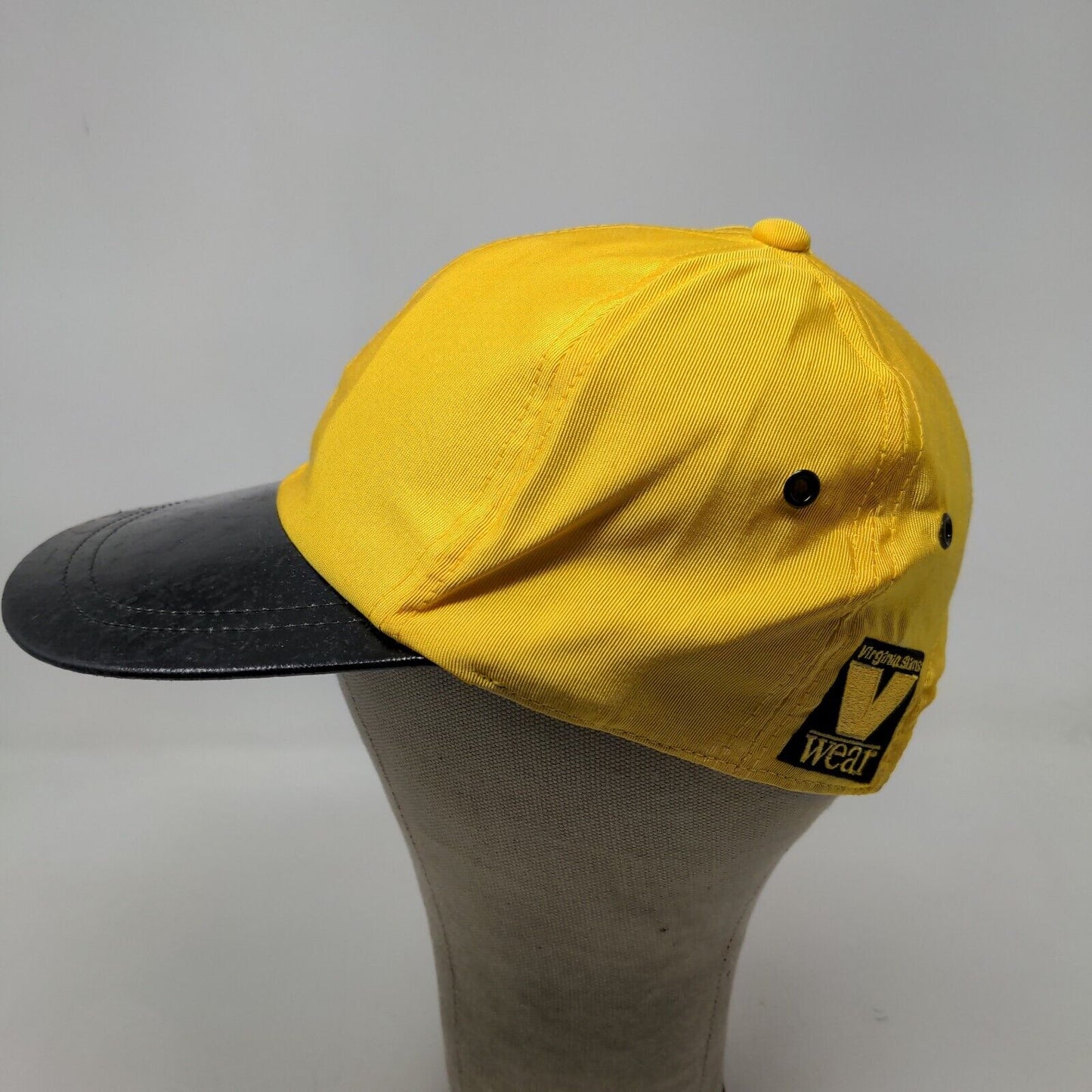 Virginia Slim Men's Slideback Hat Yellow OSFA Embroidered Logo Polyester Blend