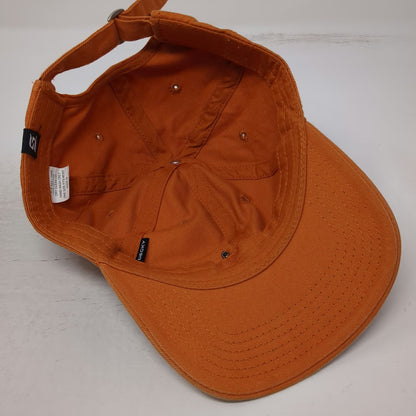 Decky Baseball Cap Orange One Size Yellowstone National Park Patch Slideback hat