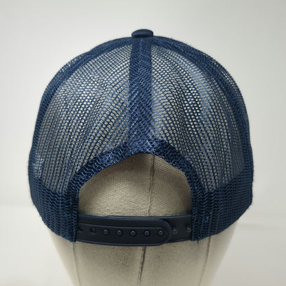 Leo Pard Trucker Hat Blue One Size MG Imports Peças Automotivas Mesh Snapback