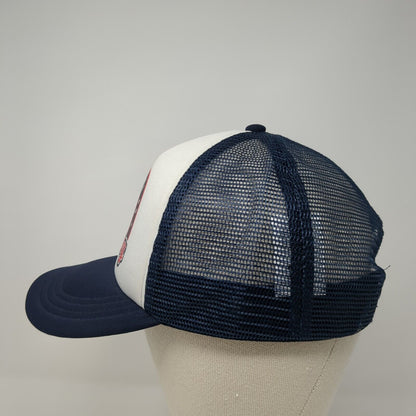 F45 Functional 45 Training Snapback Trucker Hat Blue OS Adjustable Mesh Back